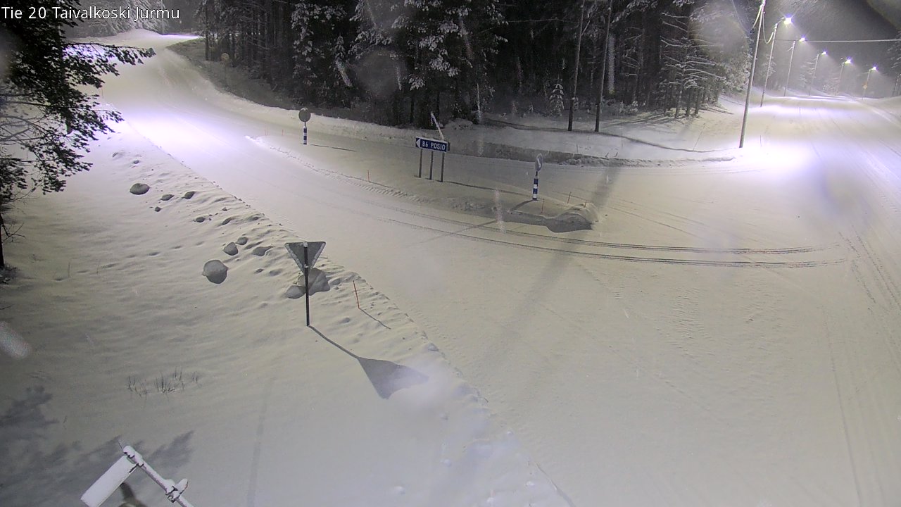 Kelikamerat Kuva Tie 20 Taivalkoski, Jurmu, Taivalkoski, Pohjois-Pohjanmaa