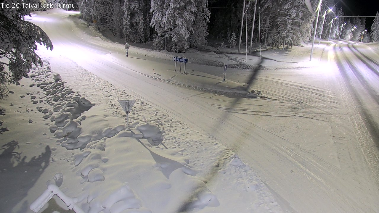Kelikamerat Kuva Tie 20 Taivalkoski, Jurmu, Taivalkoski, Pohjois-Pohjanmaa