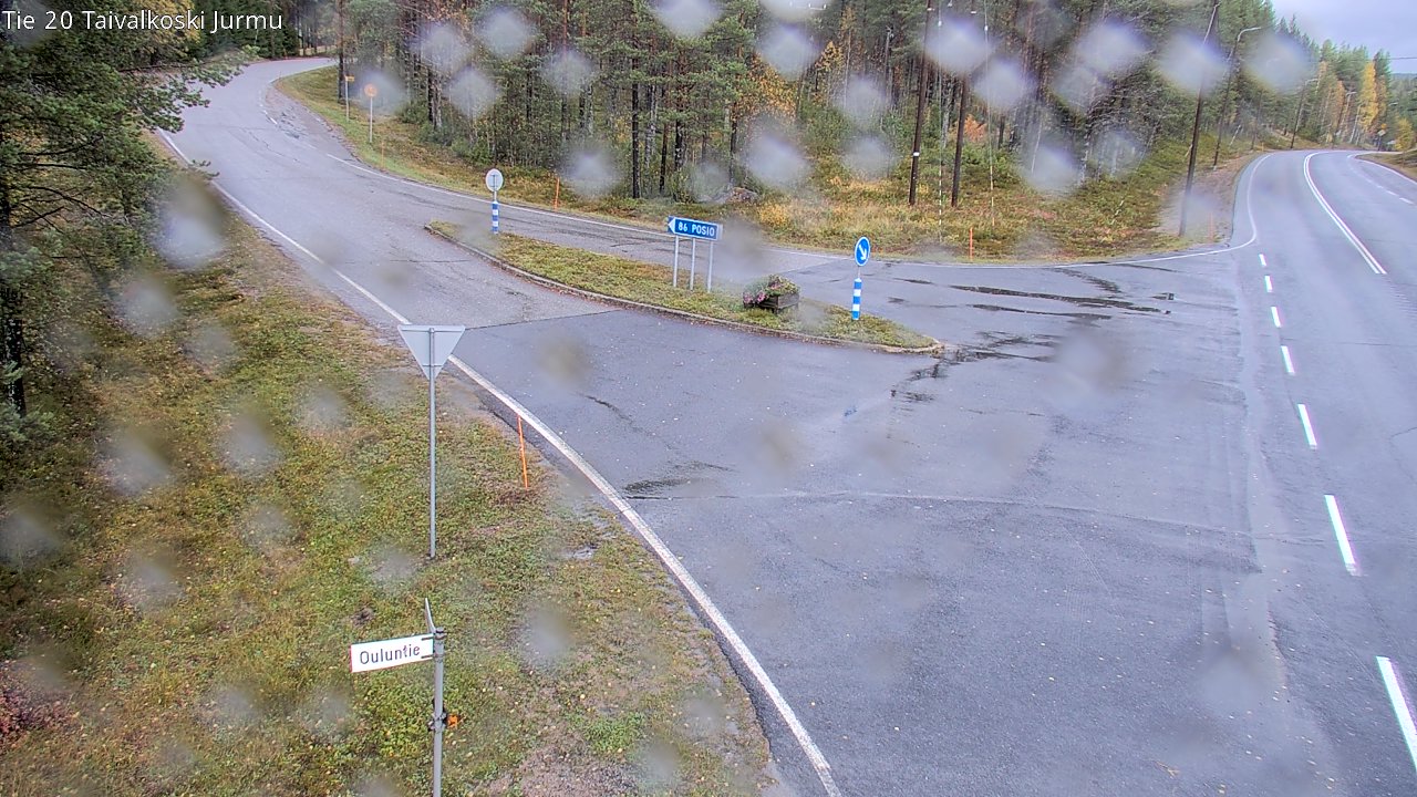 Weather Camera Image Road 20 Taivalkoski, Jurmu, Taivalkoski, Pohjois-Pohjanmaa