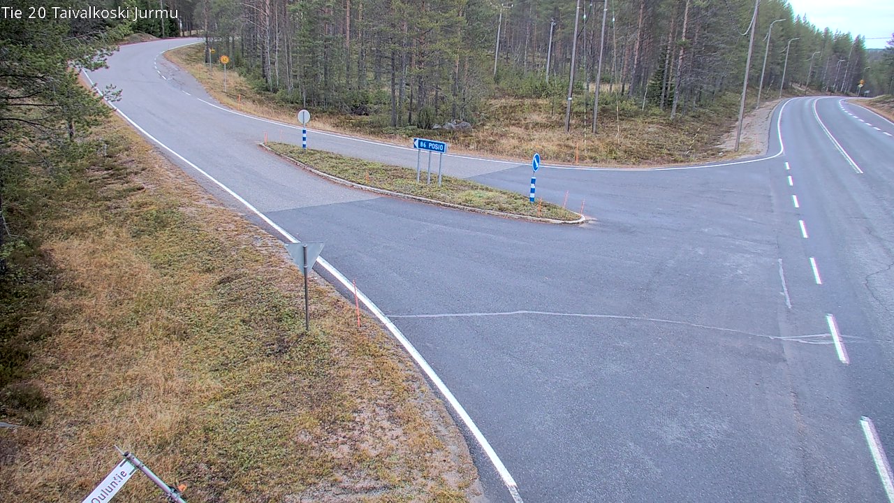 Kelikamerat Kuva Tie 20 Taivalkoski, Jurmu, Taivalkoski, Pohjois-Pohjanmaa