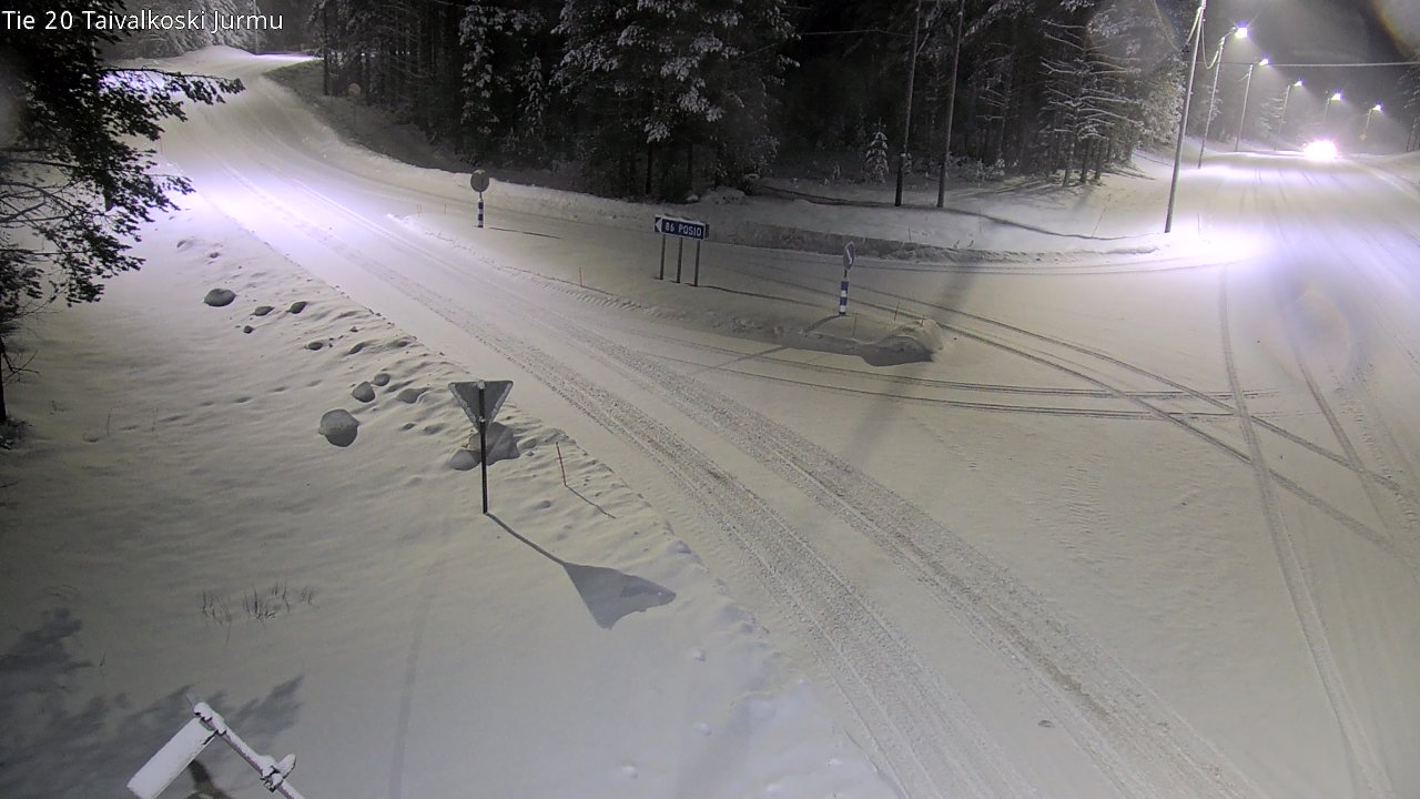 Kelikamerat Kuva Tie 20 Taivalkoski, Jurmu, Taivalkoski, Pohjois-Pohjanmaa