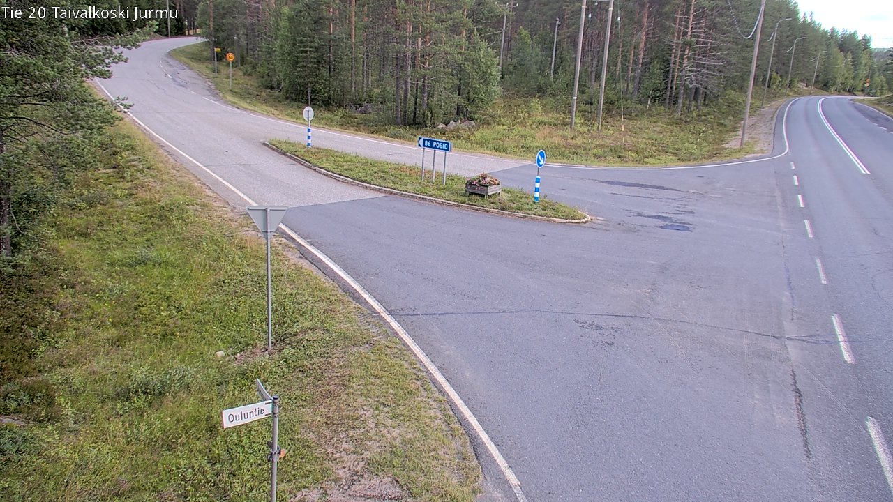 Kelikamerat Kuva Tie 20 Taivalkoski, Jurmu, Taivalkoski, Pohjois-Pohjanmaa