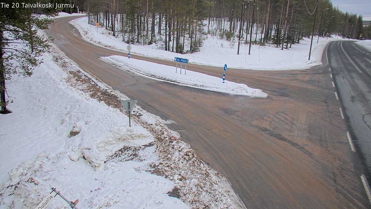 Kelikamerat Kuva Tie 20 Taivalkoski, Jurmu, Taivalkoski, Pohjois-Pohjanmaa