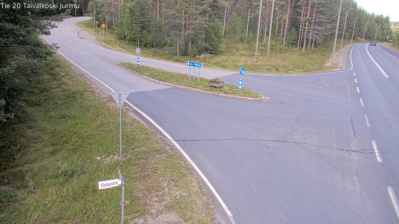 Kelikamerat Kuva Tie 20 Taivalkoski, Jurmu, Taivalkoski, Pohjois-Pohjanmaa