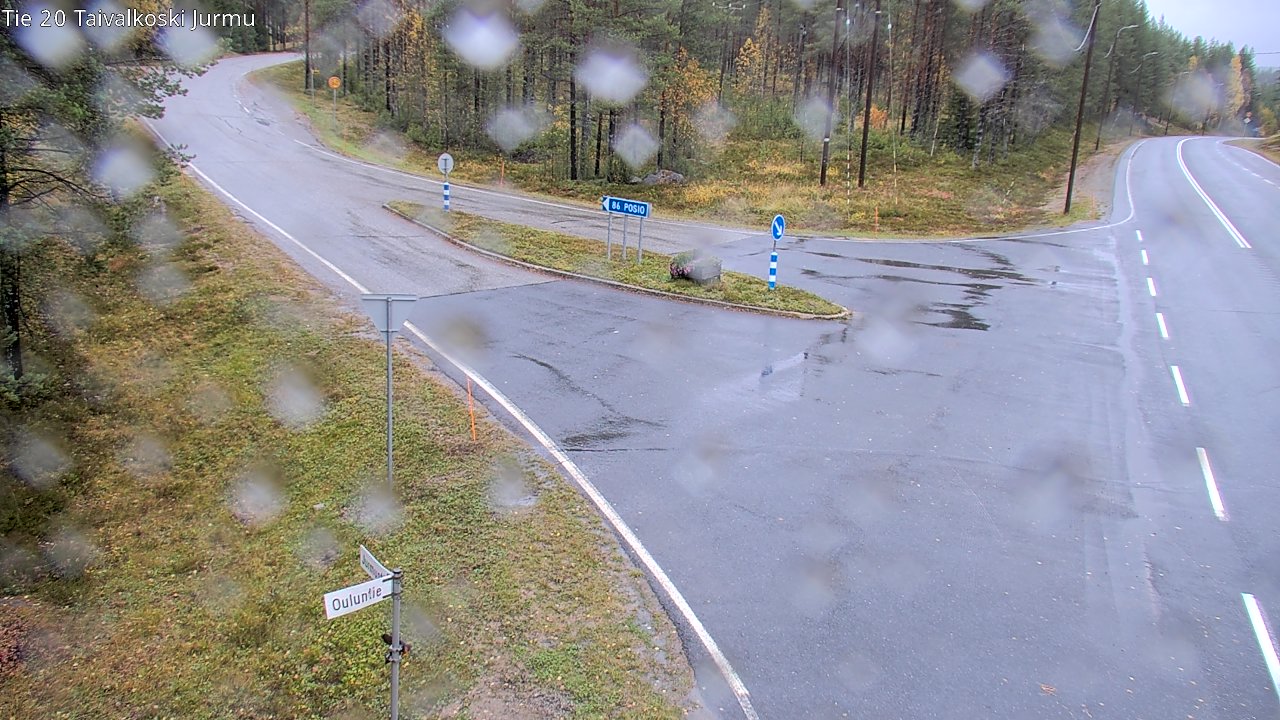 Weather Camera Image Road 20 Taivalkoski, Jurmu, Taivalkoski, Pohjois-Pohjanmaa
