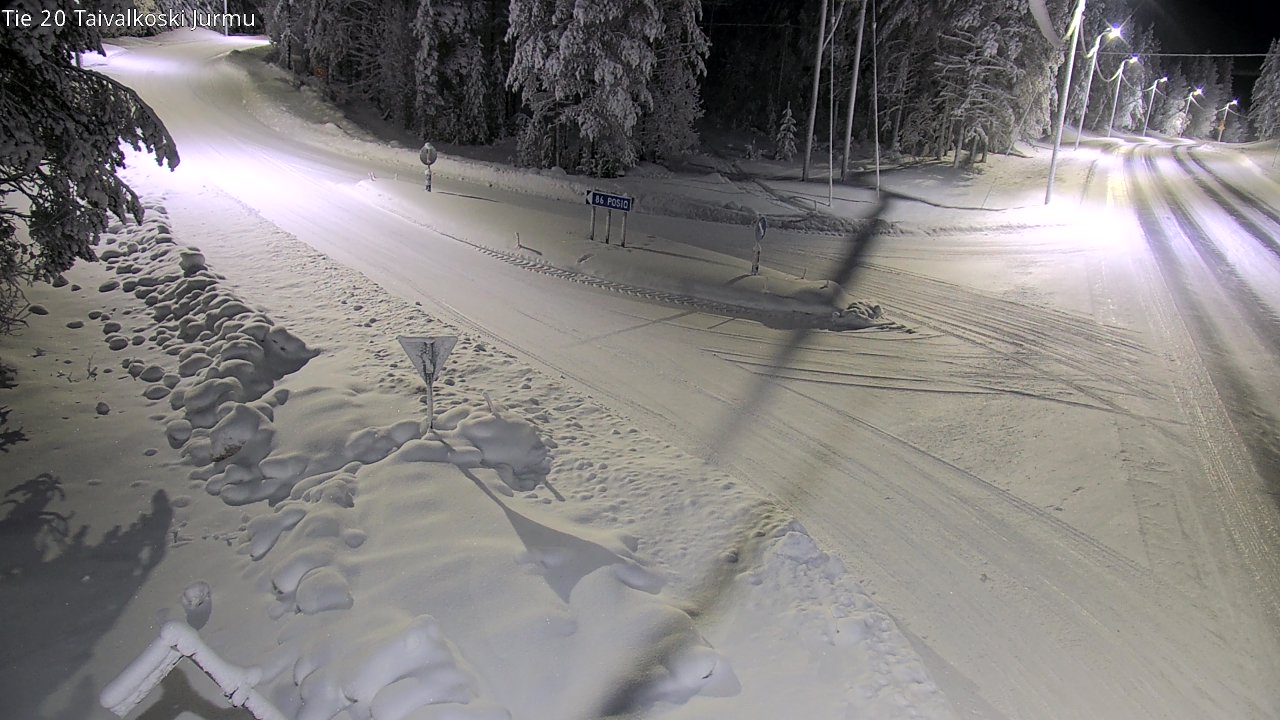 Kelikamerat Kuva Tie 20 Taivalkoski, Jurmu, Taivalkoski, Pohjois-Pohjanmaa
