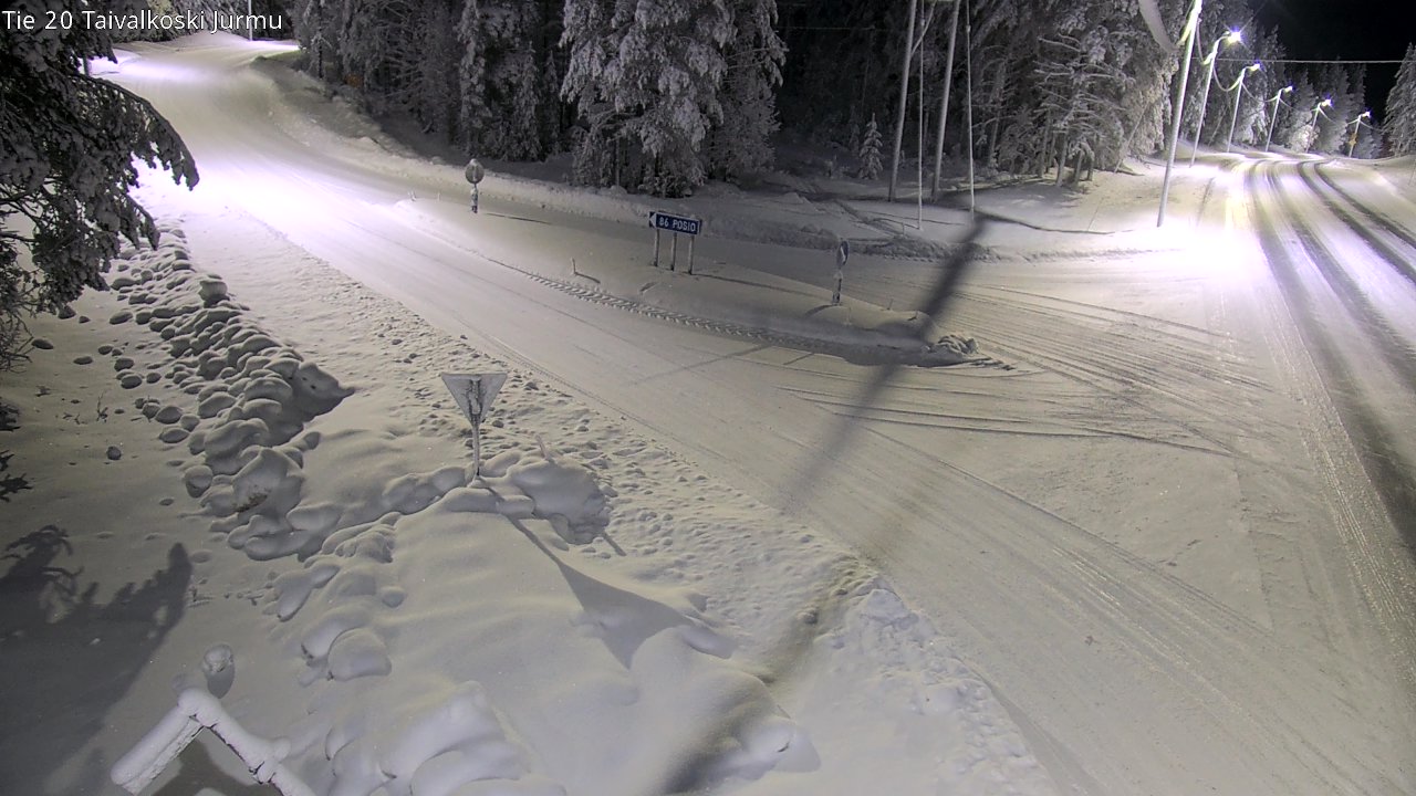 Kelikamerat Kuva Tie 20 Taivalkoski, Jurmu, Taivalkoski, Pohjois-Pohjanmaa