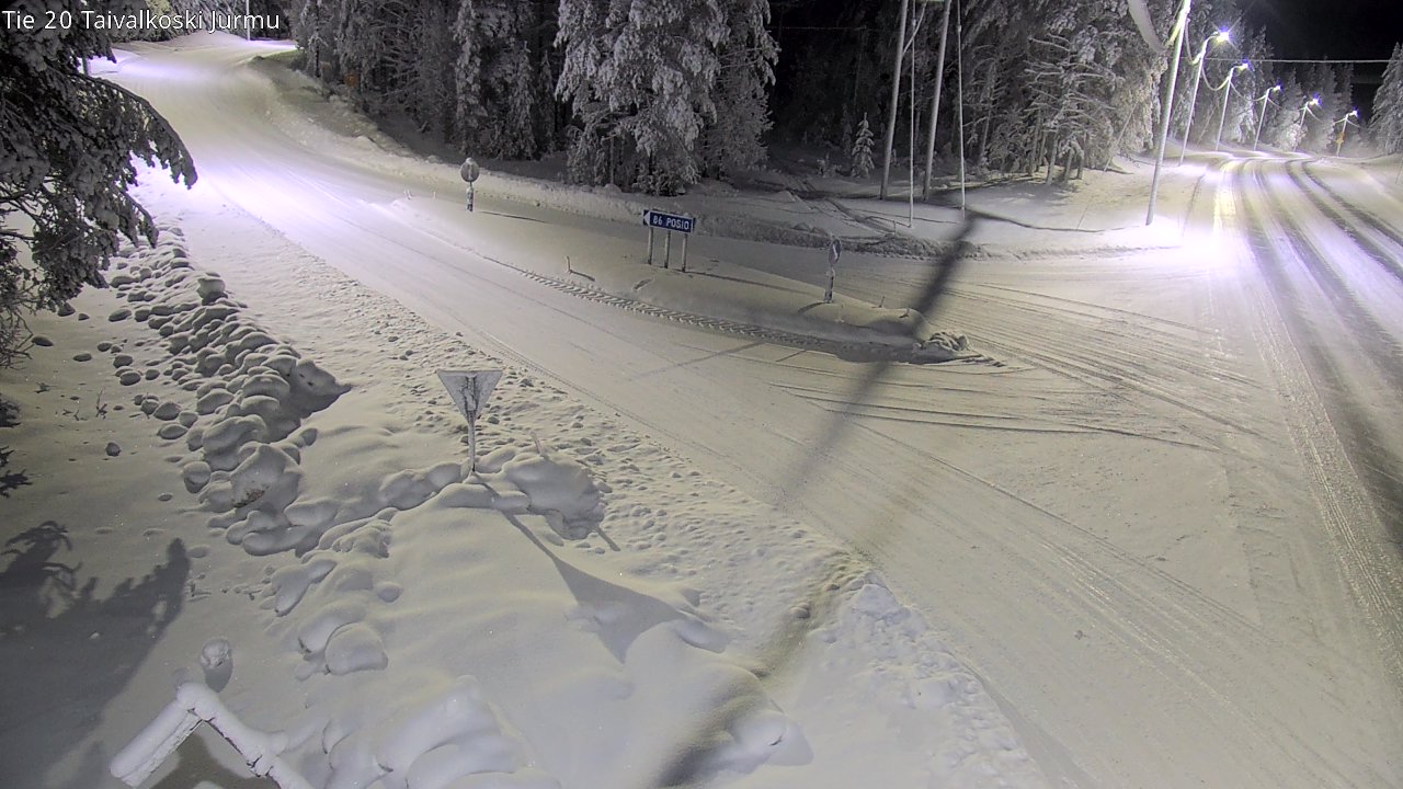 Kelikamerat Kuva Tie 20 Taivalkoski, Jurmu, Taivalkoski, Pohjois-Pohjanmaa