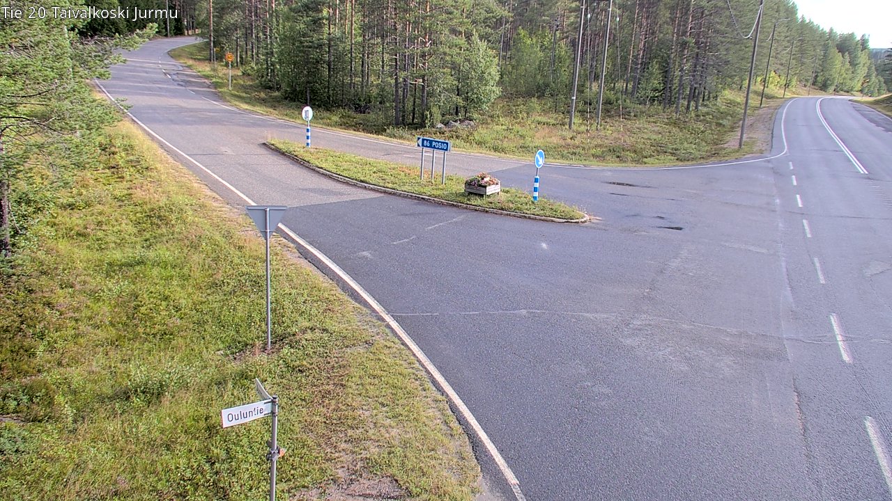 Kelikamerat Kuva Tie 20 Taivalkoski, Jurmu, Taivalkoski, Pohjois-Pohjanmaa