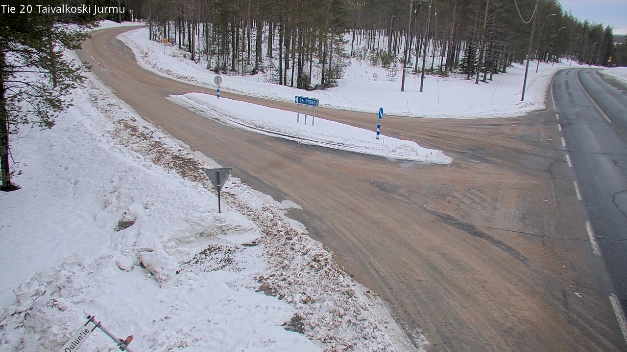 Kelikamerat Kuva Tie 20 Taivalkoski, Jurmu, Taivalkoski, Pohjois-Pohjanmaa