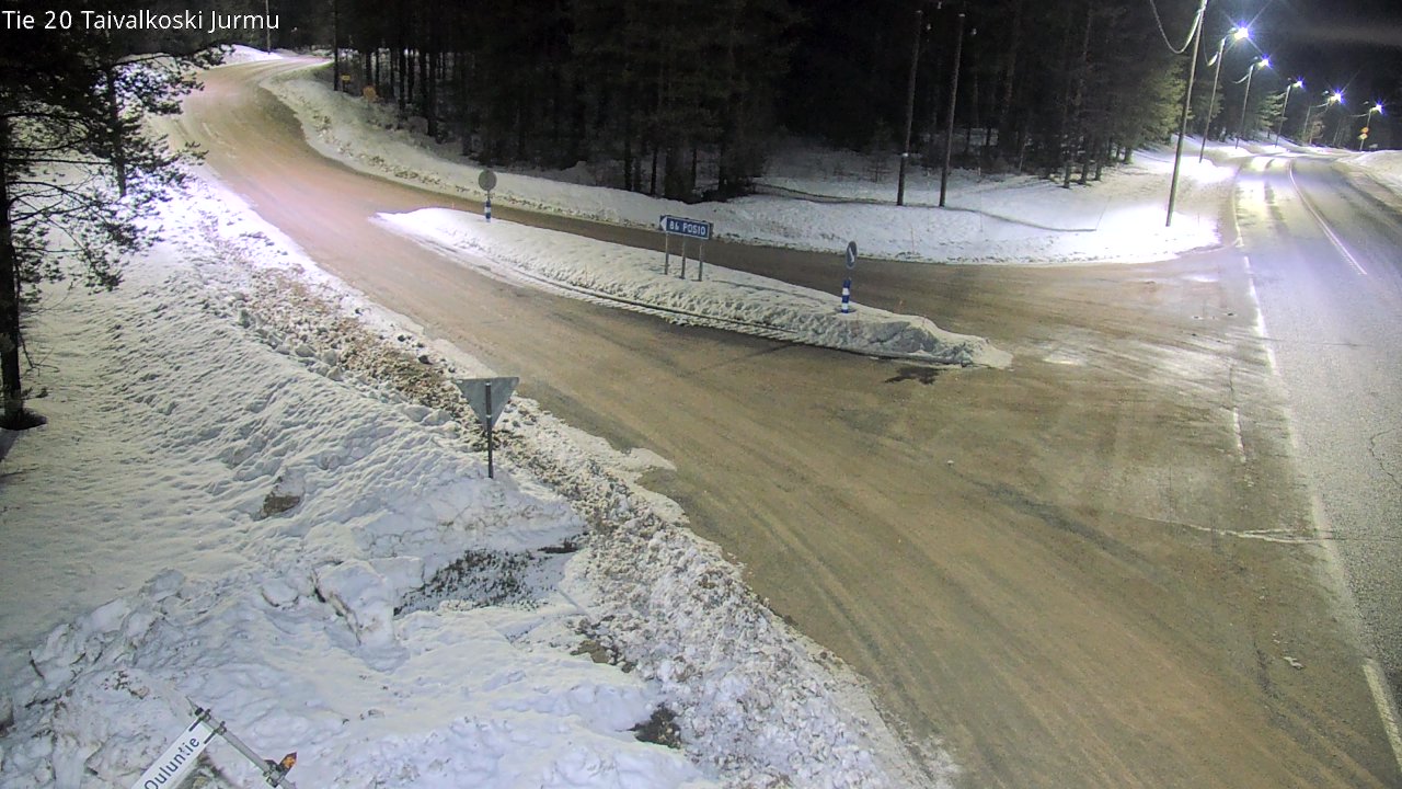 Kelikamerat Kuva Tie 20 Taivalkoski, Jurmu, Taivalkoski, Pohjois-Pohjanmaa