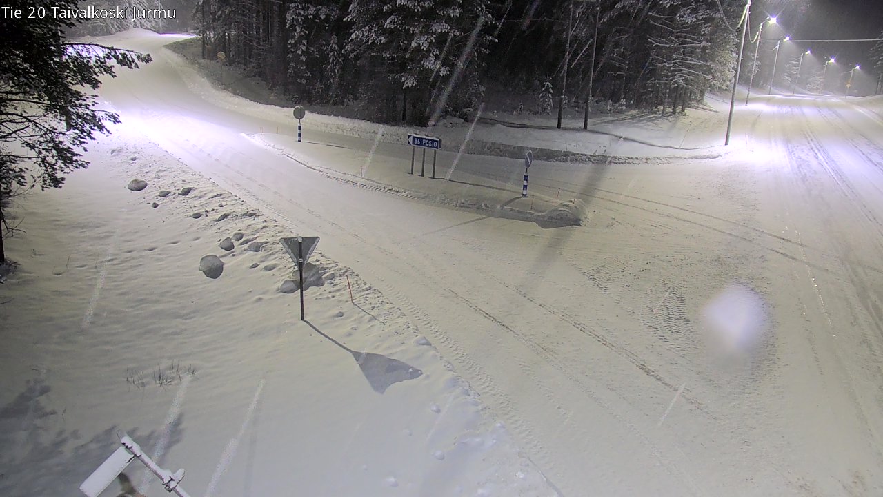 Kelikamerat Kuva Tie 20 Taivalkoski, Jurmu, Taivalkoski, Pohjois-Pohjanmaa