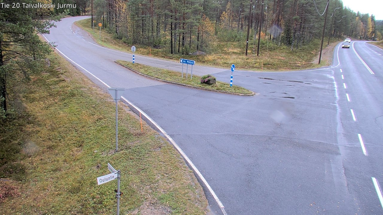 Weather Camera Image Road 20 Taivalkoski, Jurmu, Taivalkoski, Pohjois-Pohjanmaa