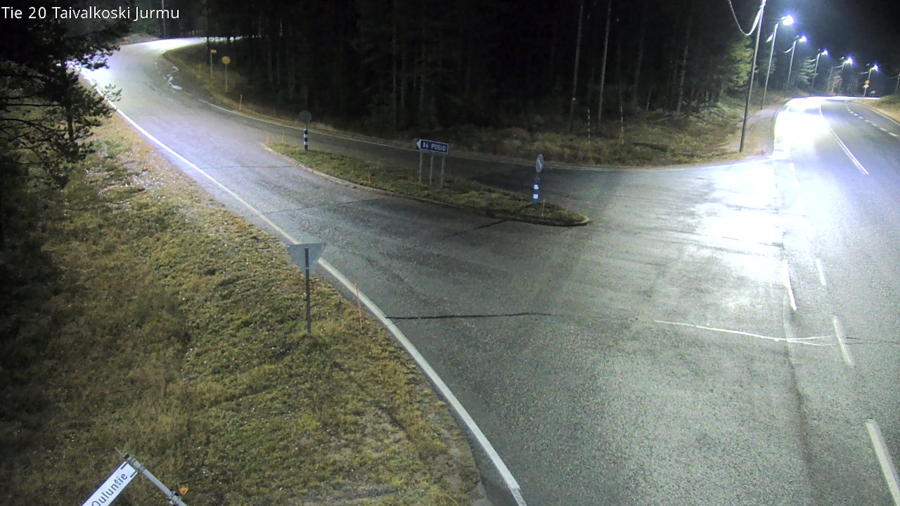 Kelikamerat Kuva Tie 20 Taivalkoski, Jurmu, Taivalkoski, Pohjois-Pohjanmaa