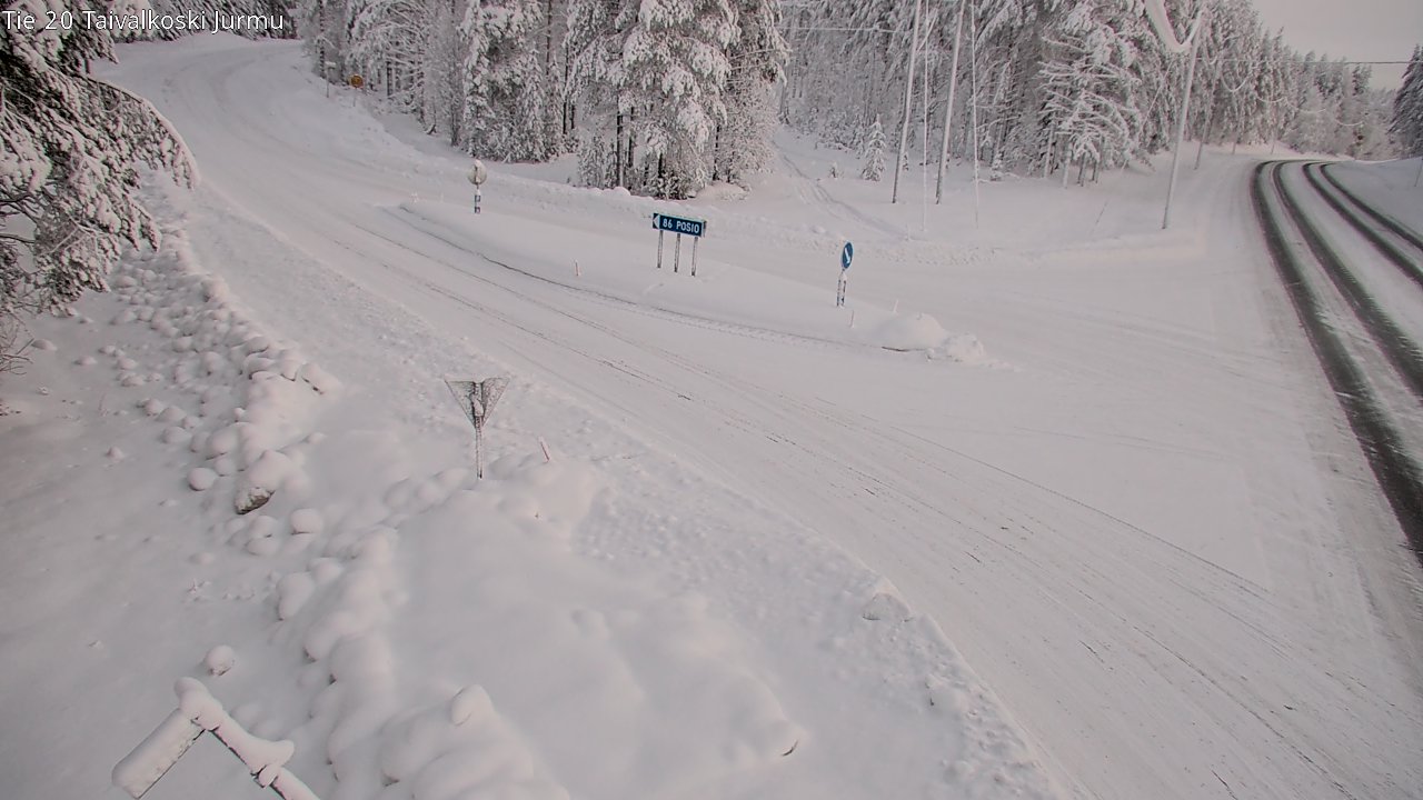 Kelikamerat Kuva Tie 20 Taivalkoski, Jurmu, Taivalkoski, Pohjois-Pohjanmaa