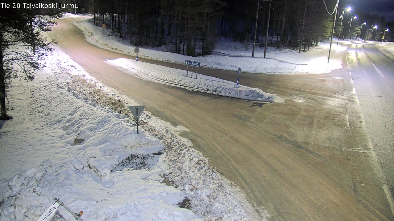 Kelikamerat Kuva Tie 20 Taivalkoski, Jurmu, Taivalkoski, Pohjois-Pohjanmaa