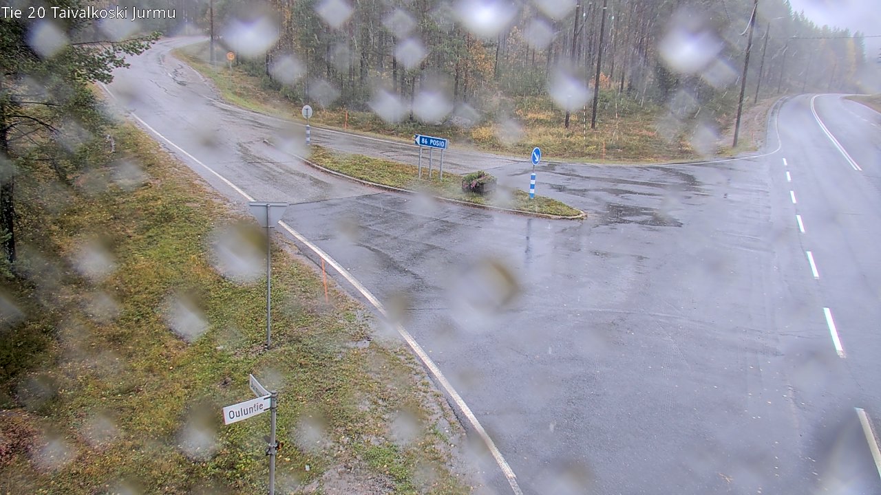 Weather Camera Image Road 20 Taivalkoski, Jurmu, Taivalkoski, Pohjois-Pohjanmaa