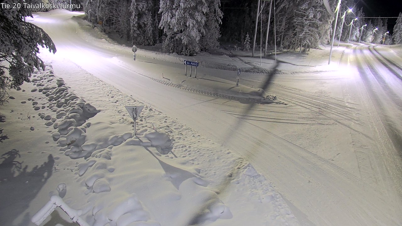 Kelikamerat Kuva Tie 20 Taivalkoski, Jurmu, Taivalkoski, Pohjois-Pohjanmaa