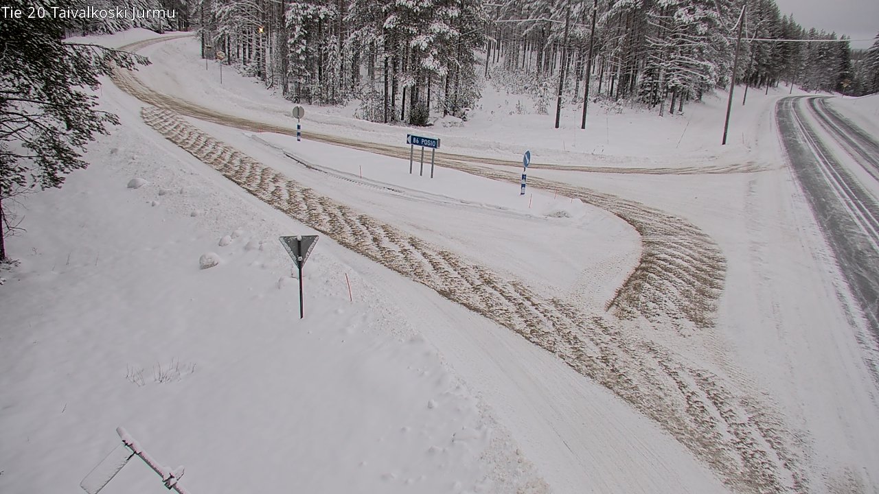 Kelikamerat Kuva Tie 20 Taivalkoski, Jurmu, Taivalkoski, Pohjois-Pohjanmaa