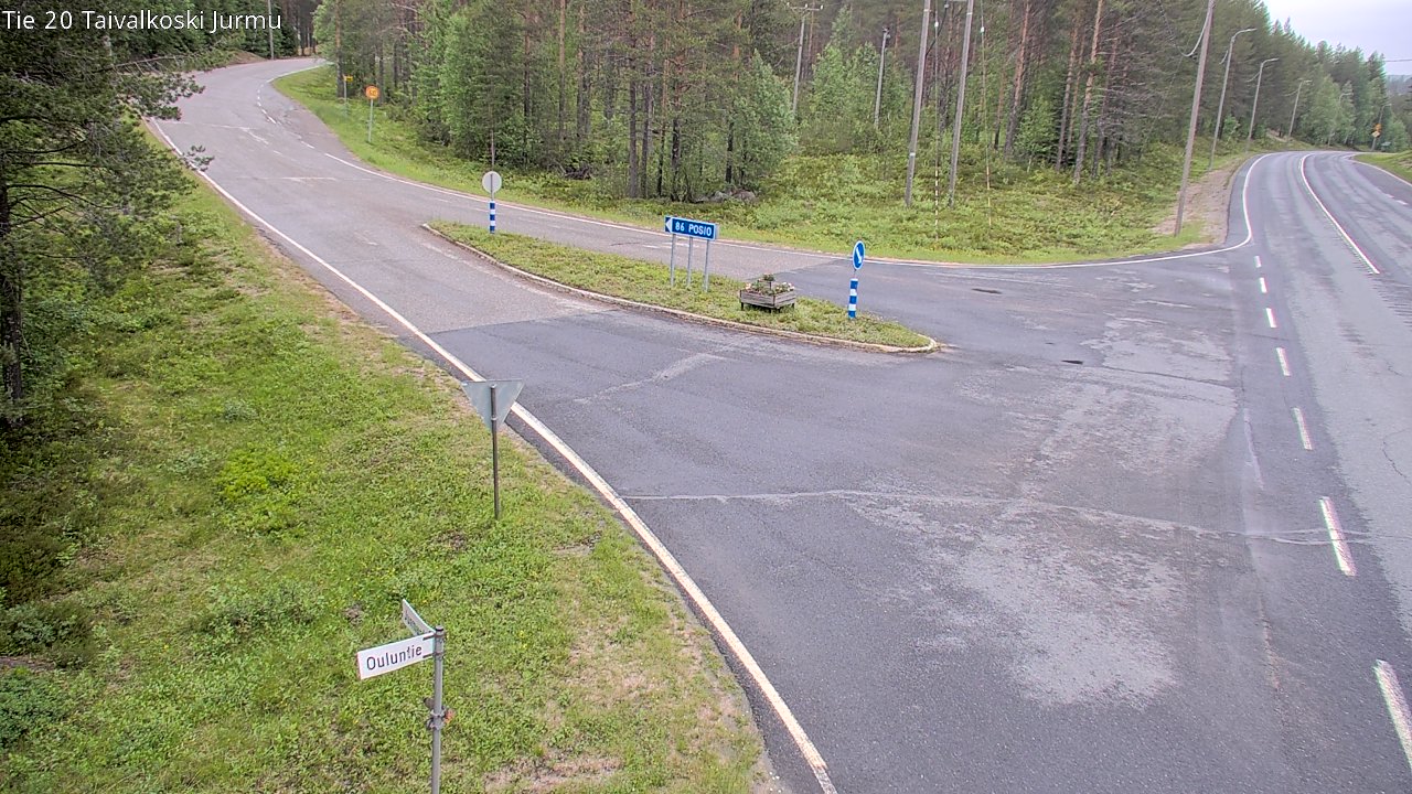 Kelikamerat Kuva Tie 20 Taivalkoski, Jurmu, Taivalkoski, Pohjois-Pohjanmaa