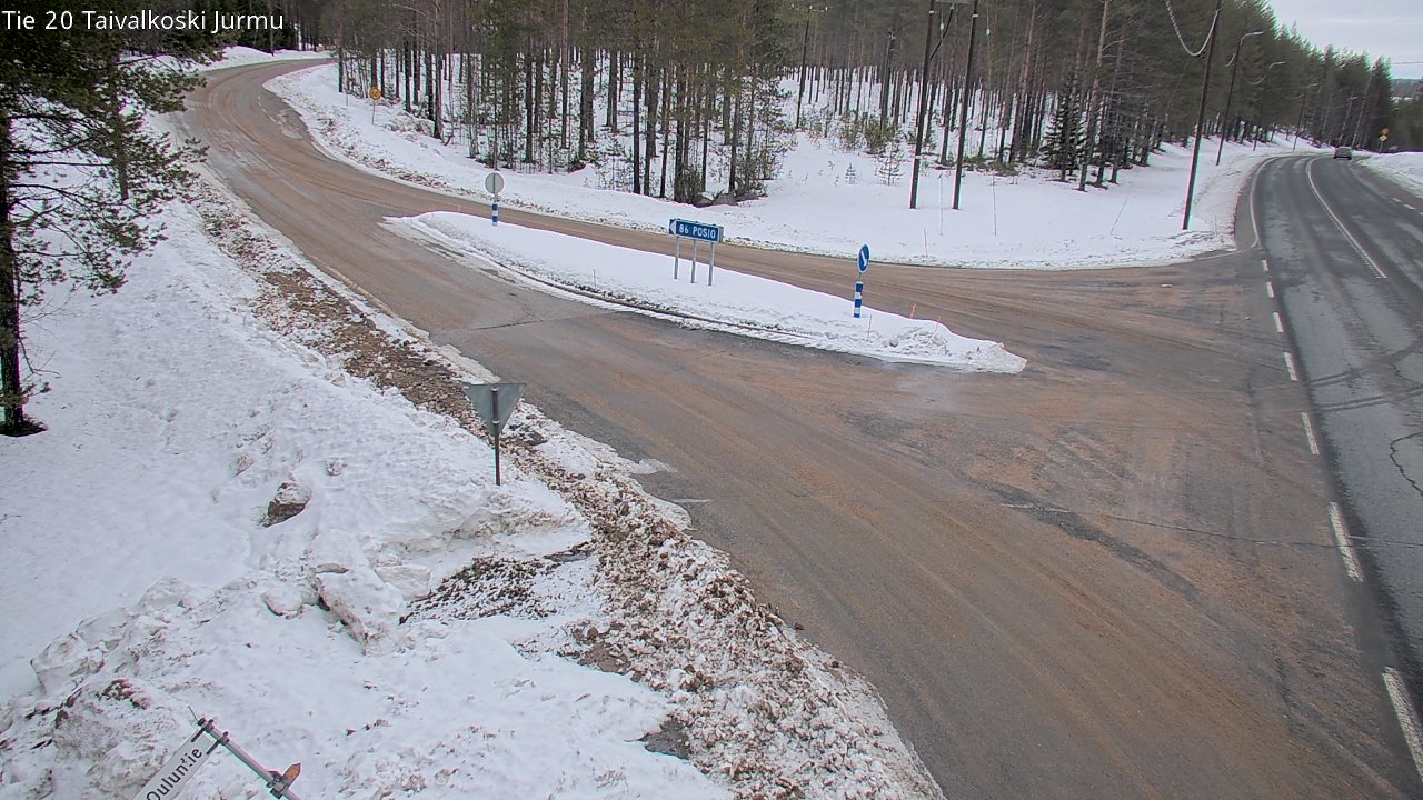 Kelikamerat Kuva Tie 20 Taivalkoski, Jurmu, Taivalkoski, Pohjois-Pohjanmaa