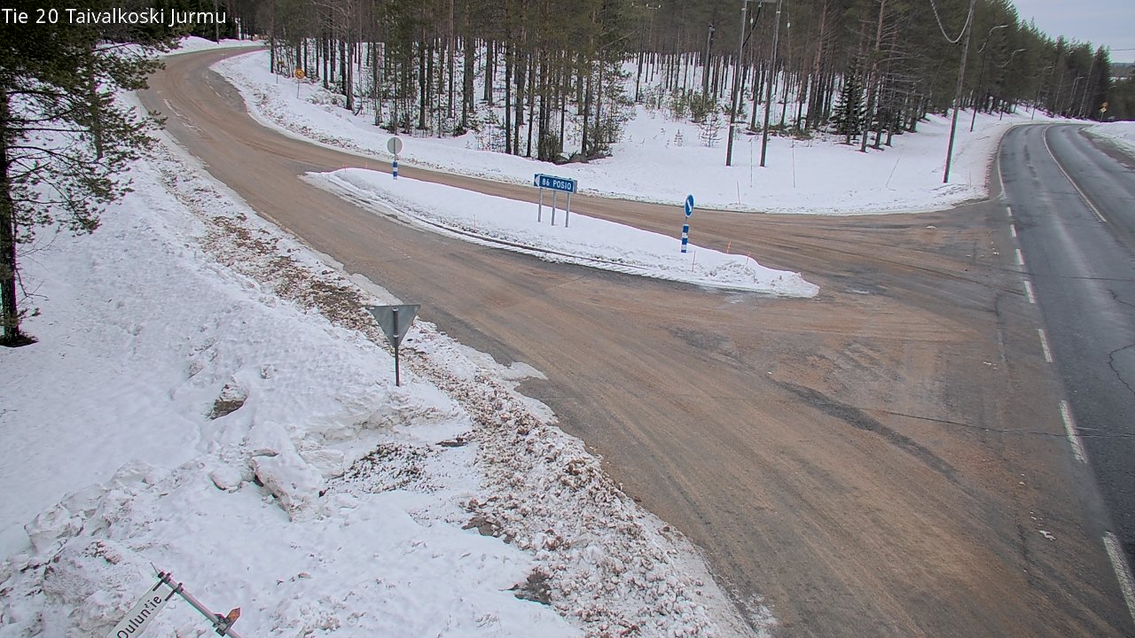 Kelikamerat Kuva Tie 20 Taivalkoski, Jurmu, Taivalkoski, Pohjois-Pohjanmaa