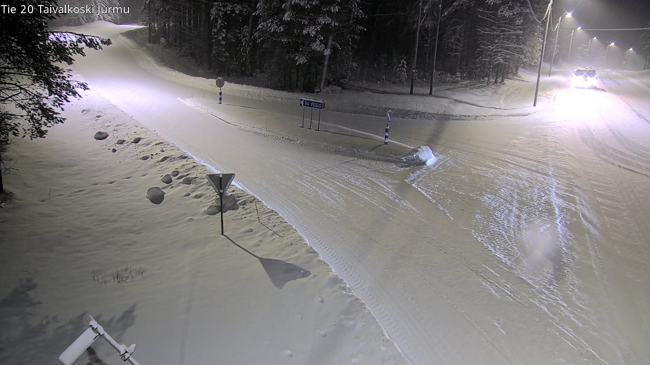 Kelikamerat Kuva Tie 20 Taivalkoski, Jurmu, Taivalkoski, Pohjois-Pohjanmaa