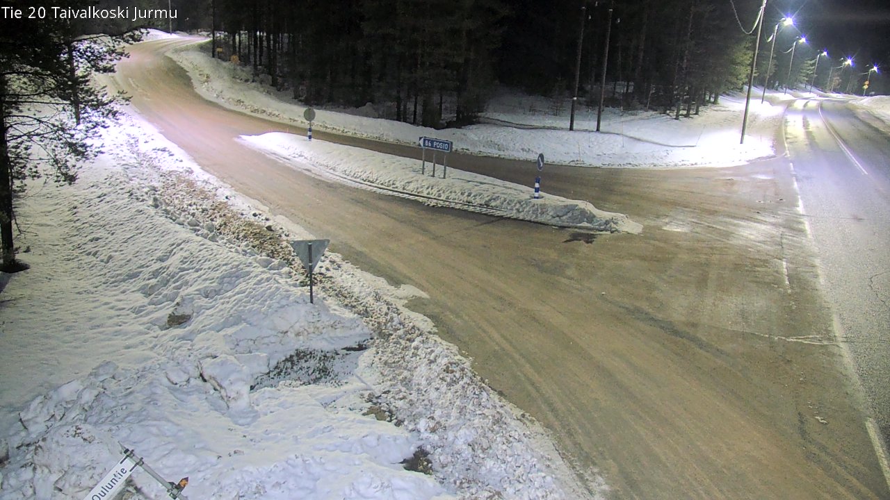 Kelikamerat Kuva Tie 20 Taivalkoski, Jurmu, Taivalkoski, Pohjois-Pohjanmaa