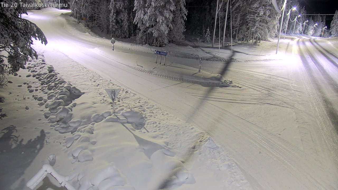 Kelikamerat Kuva Tie 20 Taivalkoski, Jurmu, Taivalkoski, Pohjois-Pohjanmaa