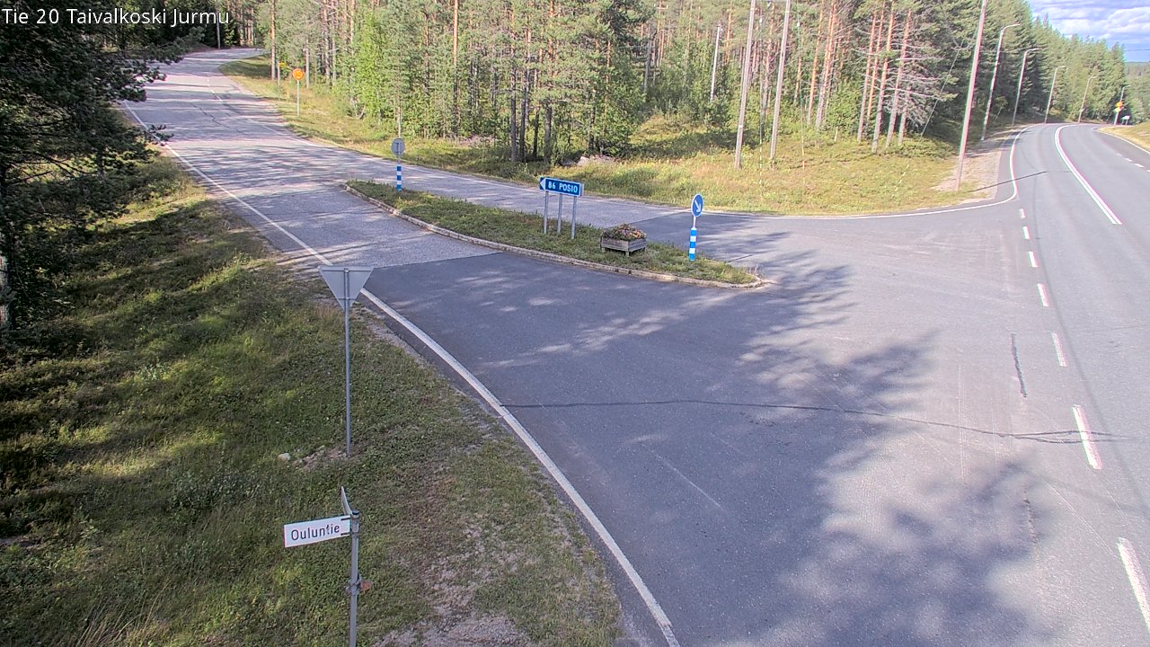 Kelikamerat Kuva Tie 20 Taivalkoski, Jurmu, Taivalkoski, Pohjois-Pohjanmaa