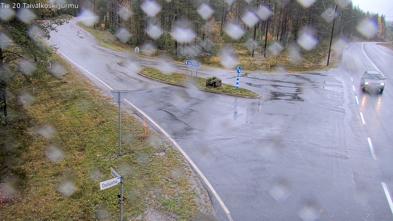 Weather Camera Image Road 20 Taivalkoski, Jurmu, Taivalkoski, Pohjois-Pohjanmaa
