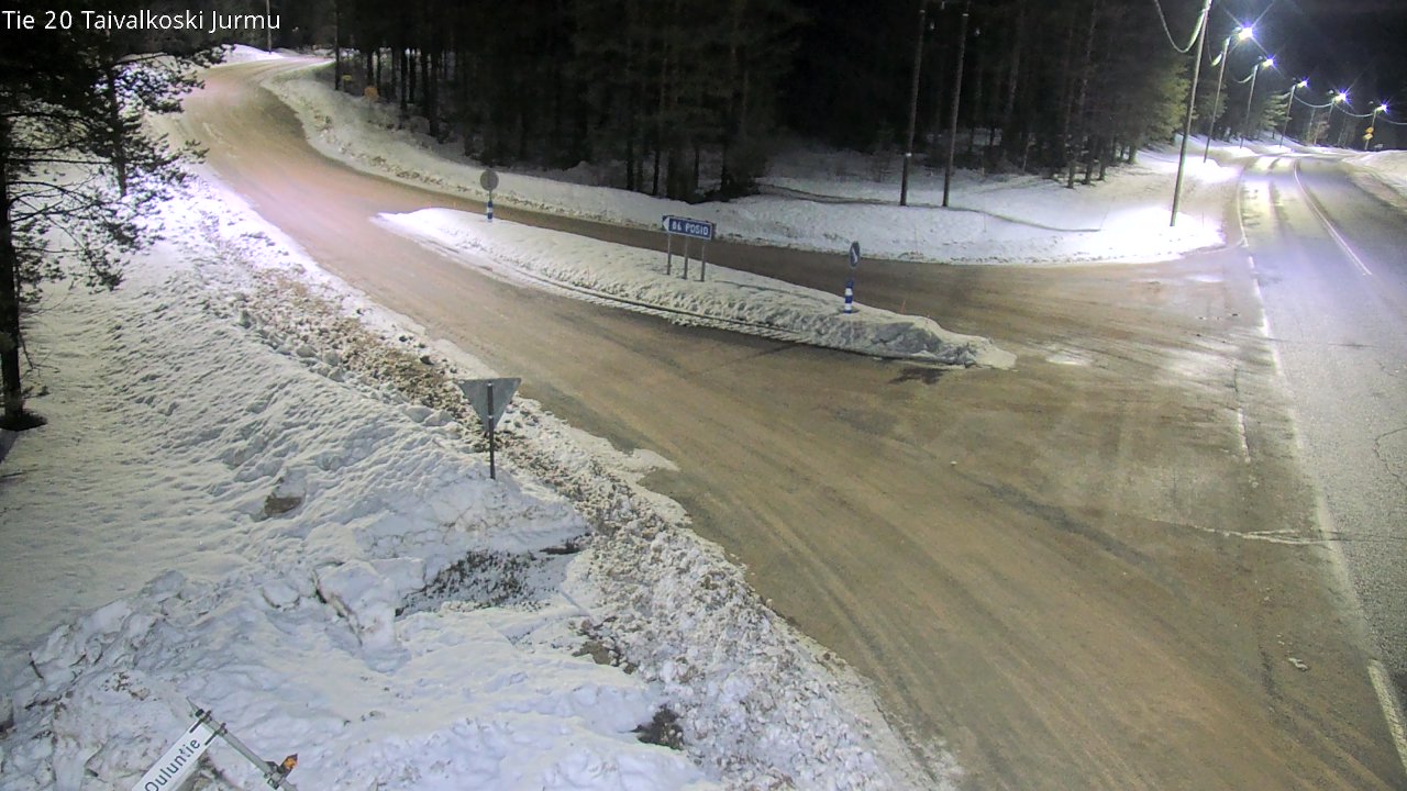 Kelikamerat Kuva Tie 20 Taivalkoski, Jurmu, Taivalkoski, Pohjois-Pohjanmaa