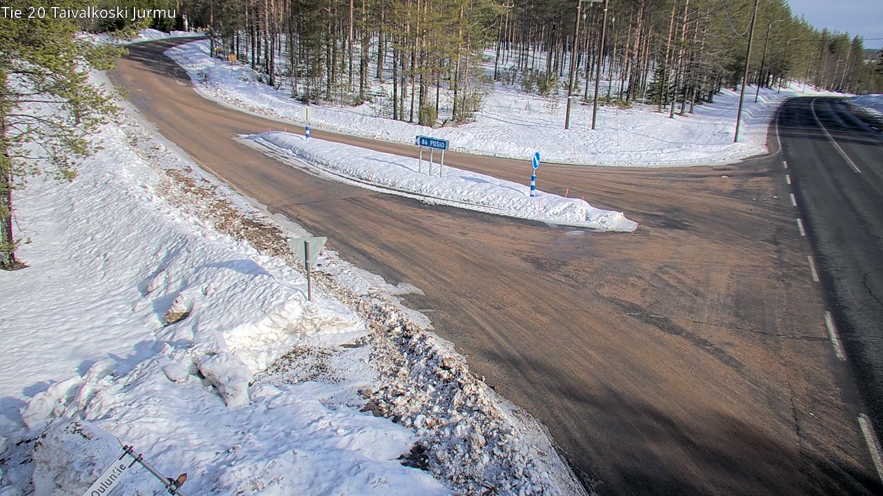 Kelikamerat Kuva Tie 20 Taivalkoski, Jurmu, Taivalkoski, Pohjois-Pohjanmaa