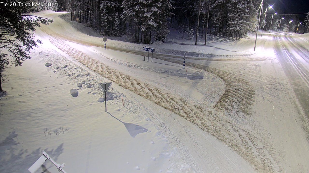 Kelikamerat Kuva Tie 20 Taivalkoski, Jurmu, Taivalkoski, Pohjois-Pohjanmaa