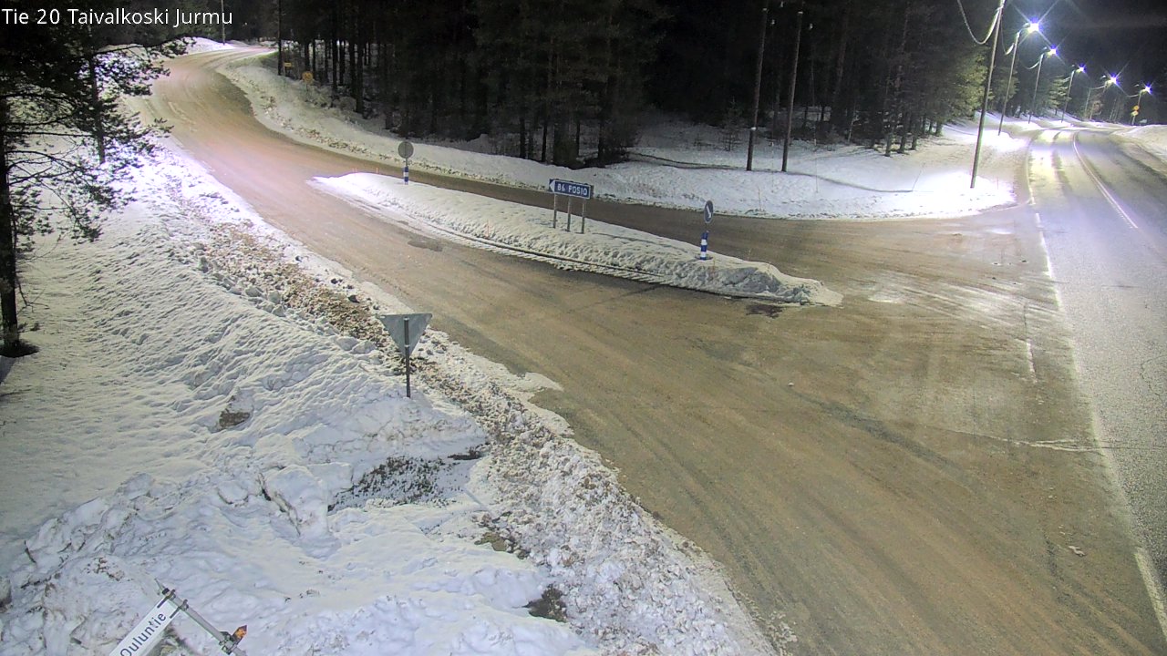 Kelikamerat Kuva Tie 20 Taivalkoski, Jurmu, Taivalkoski, Pohjois-Pohjanmaa