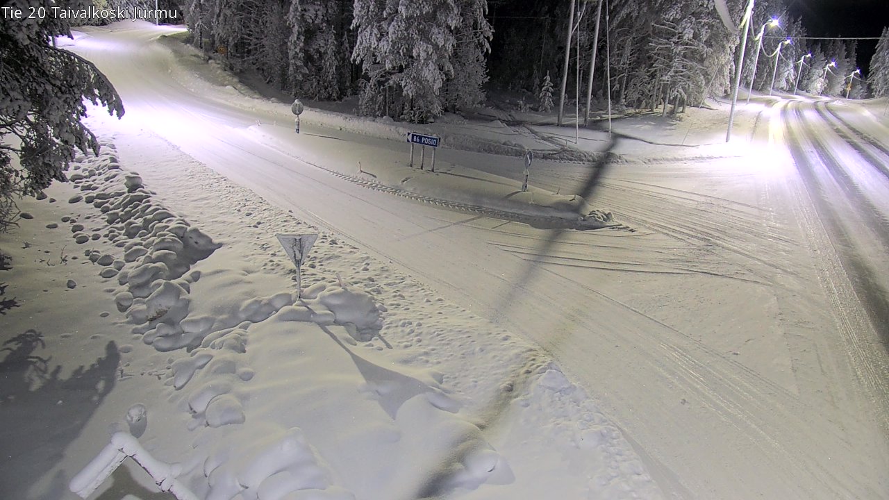 Kelikamerat Kuva Tie 20 Taivalkoski, Jurmu, Taivalkoski, Pohjois-Pohjanmaa