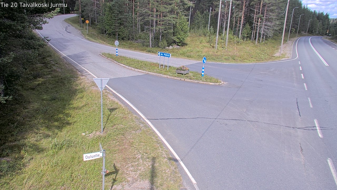 Kelikamerat Kuva Tie 20 Taivalkoski, Jurmu, Taivalkoski, Pohjois-Pohjanmaa