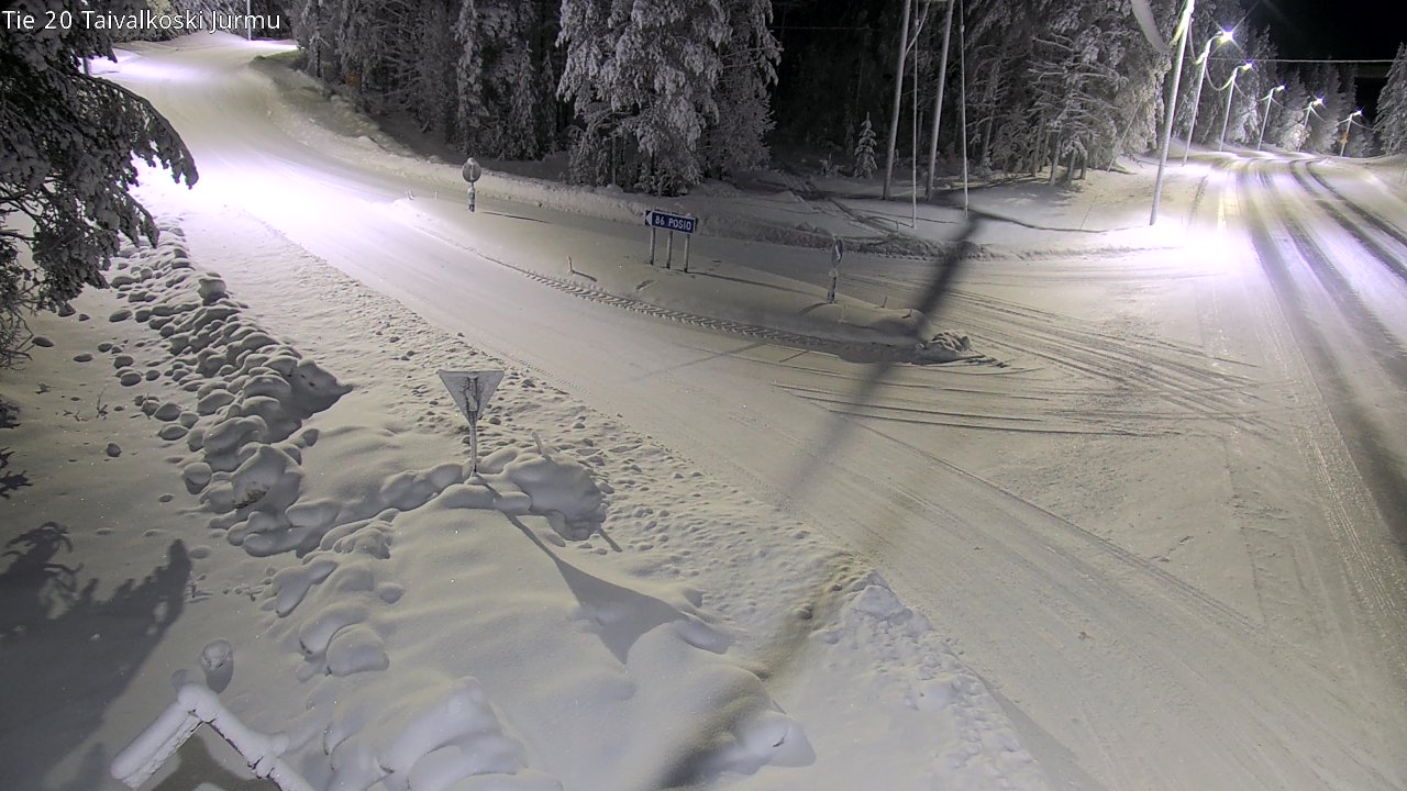 Kelikamerat Kuva Tie 20 Taivalkoski, Jurmu, Taivalkoski, Pohjois-Pohjanmaa