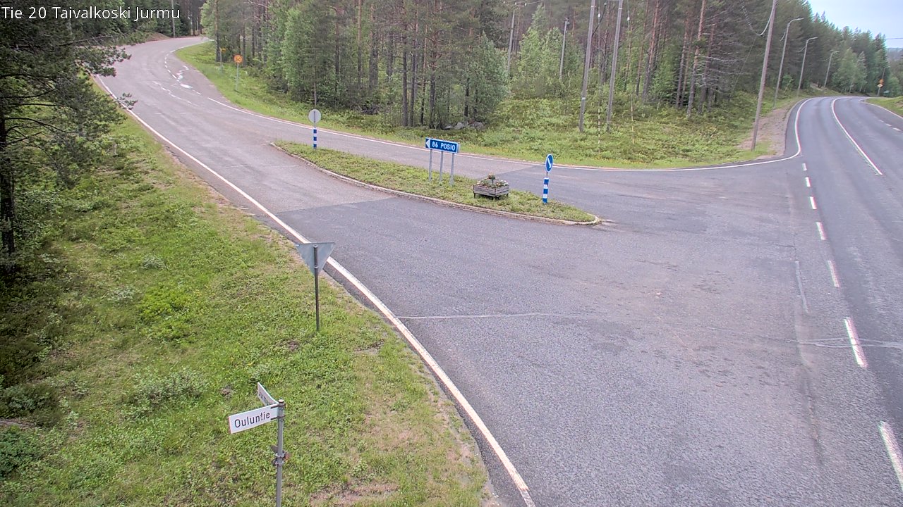 Kelikamerat Kuva Tie 20 Taivalkoski, Jurmu, Taivalkoski, Pohjois-Pohjanmaa