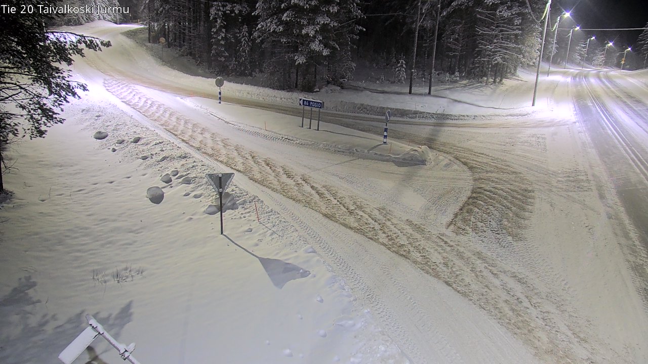 Kelikamerat Kuva Tie 20 Taivalkoski, Jurmu, Taivalkoski, Pohjois-Pohjanmaa