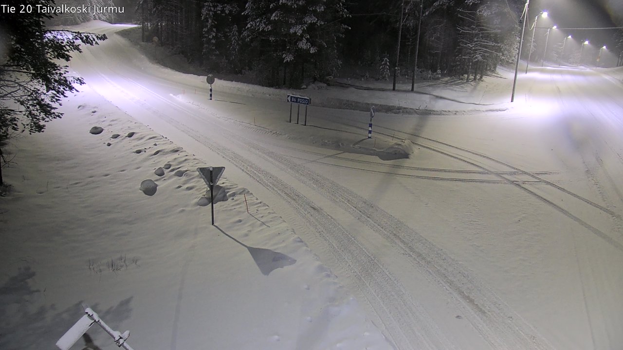 Kelikamerat Kuva Tie 20 Taivalkoski, Jurmu, Taivalkoski, Pohjois-Pohjanmaa