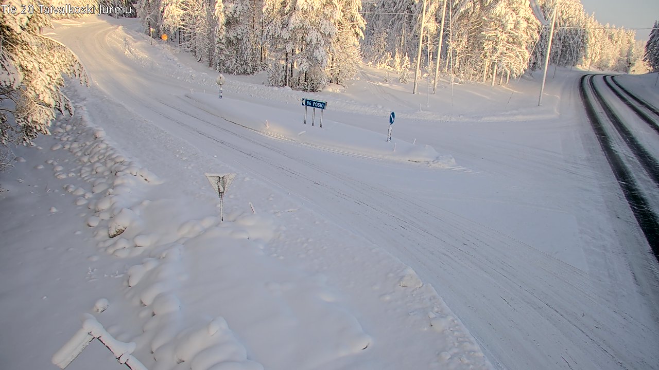Kelikamerat Kuva Tie 20 Taivalkoski, Jurmu, Taivalkoski, Pohjois-Pohjanmaa