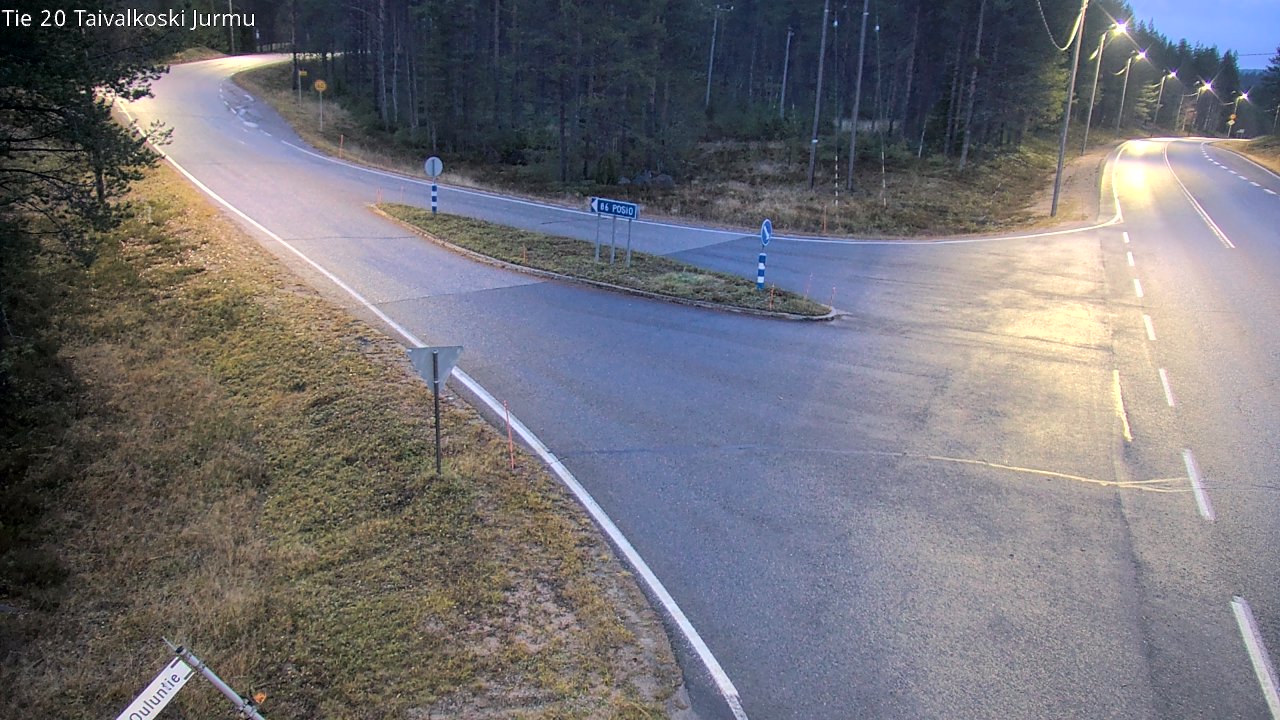 Kelikamerat Kuva Tie 20 Taivalkoski, Jurmu, Taivalkoski, Pohjois-Pohjanmaa