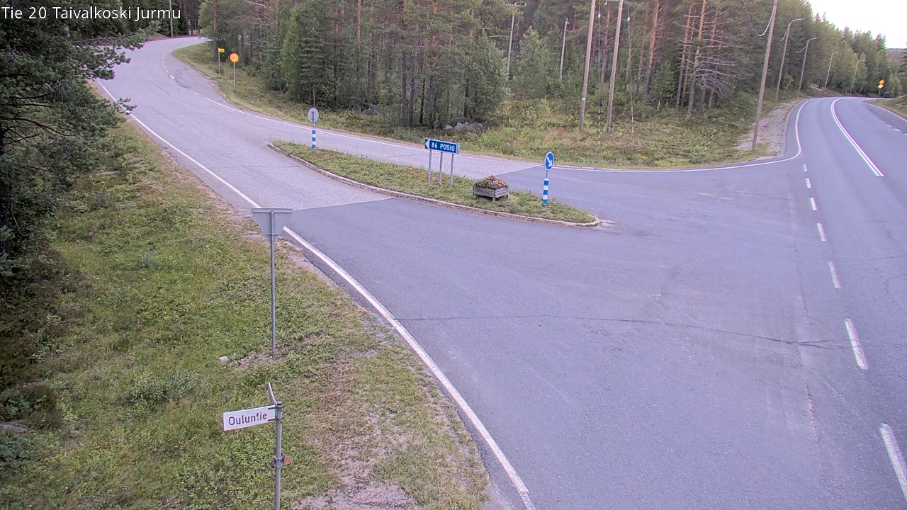 Kelikamerat Kuva Tie 20 Taivalkoski, Jurmu, Taivalkoski, Pohjois-Pohjanmaa