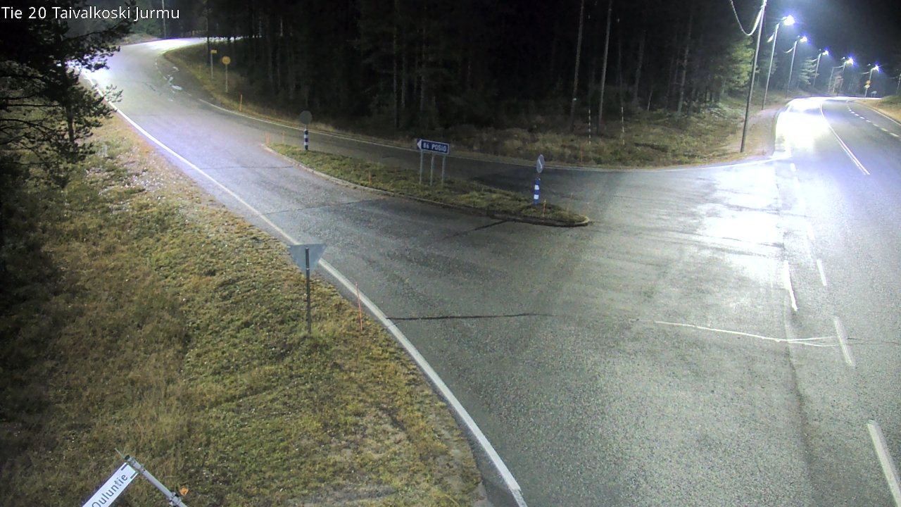 Kelikamerat Kuva Tie 20 Taivalkoski, Jurmu, Taivalkoski, Pohjois-Pohjanmaa