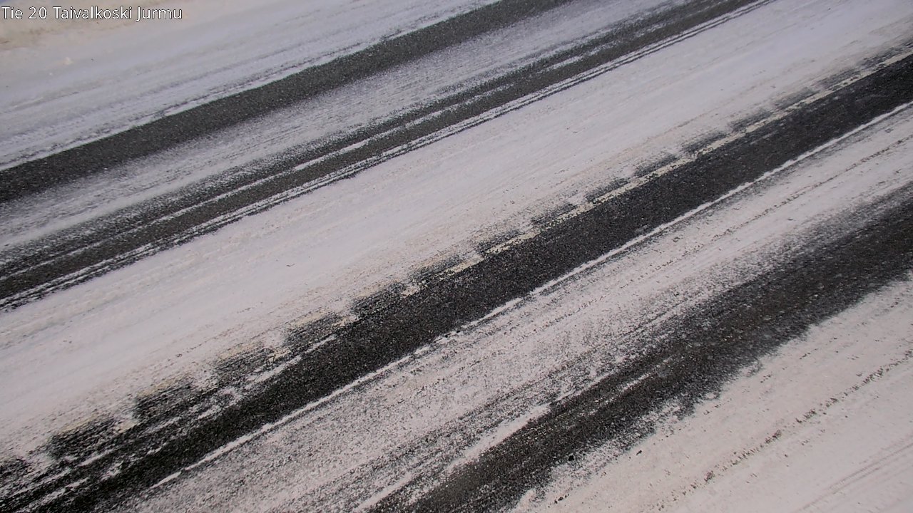 Weather Camera Image Väg 20 Taivalkoski, Jurmu, Taivalkoski, Pohjois-Pohjanmaa