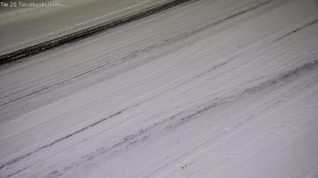 Weather Camera Image Väg 20 Taivalkoski, Jurmu, Taivalkoski, Pohjois-Pohjanmaa