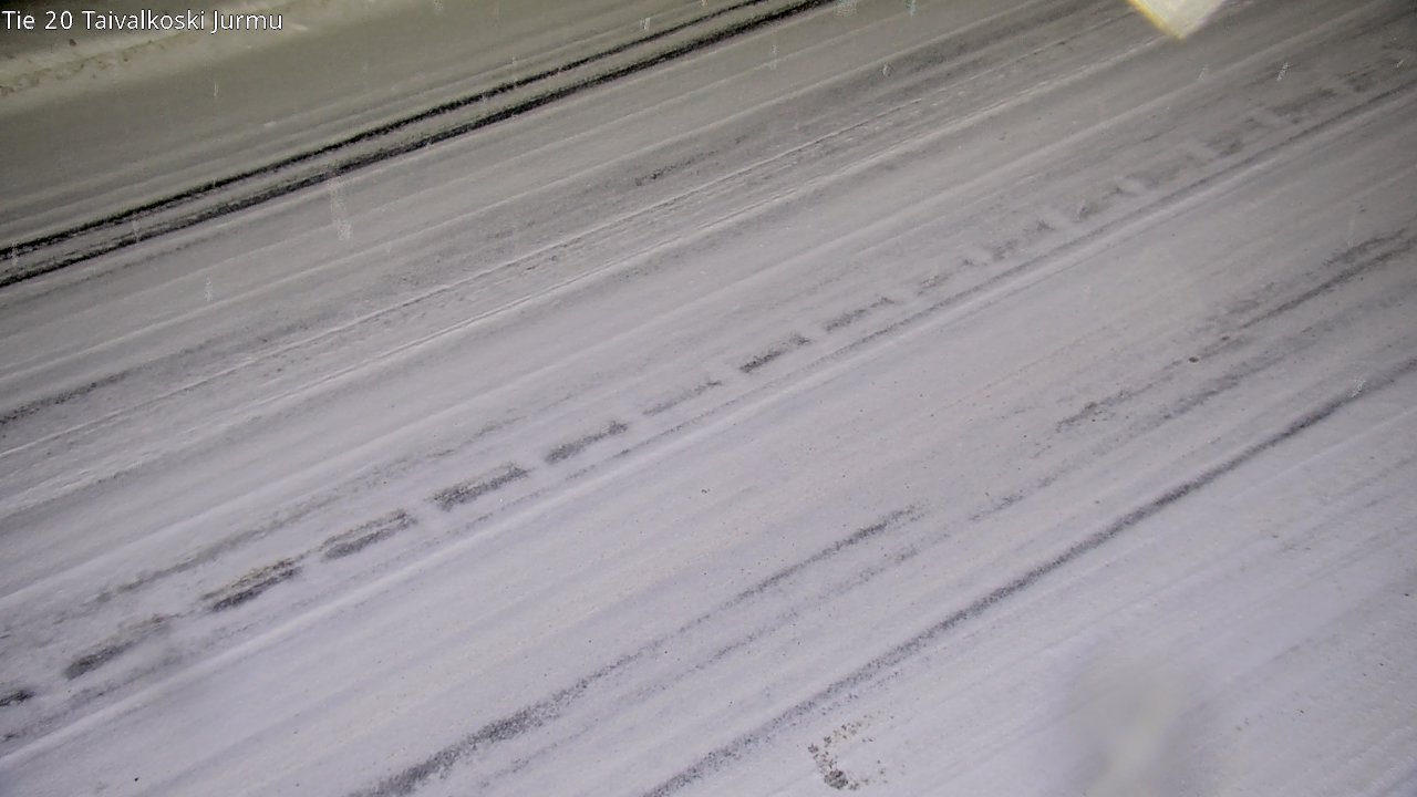 Weather Camera Image Väg 20 Taivalkoski, Jurmu, Taivalkoski, Pohjois-Pohjanmaa