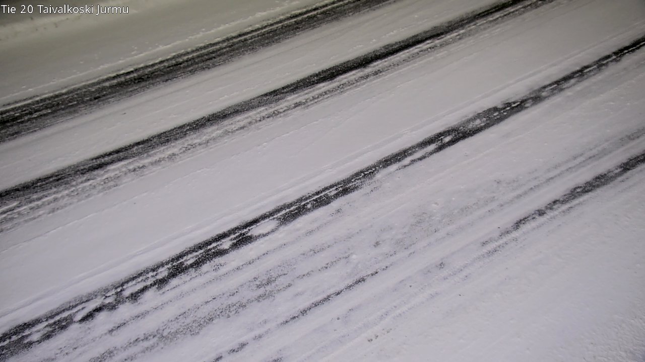 Weather Camera Image Väg 20 Taivalkoski, Jurmu, Taivalkoski, Pohjois-Pohjanmaa