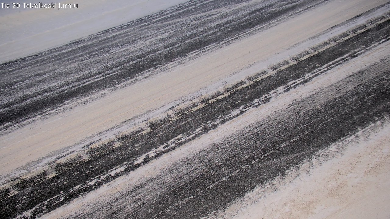 Weather Camera Image Väg 20 Taivalkoski, Jurmu, Taivalkoski, Pohjois-Pohjanmaa